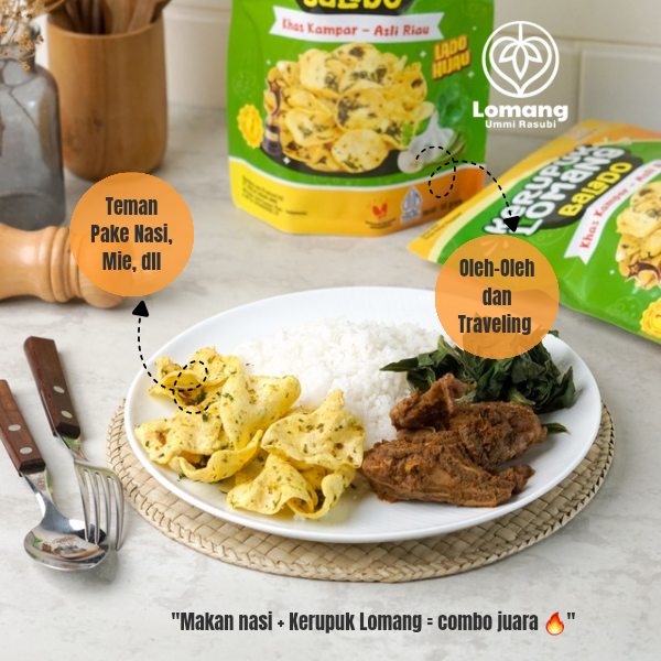 Kerupuk Lomang Lado Hijau